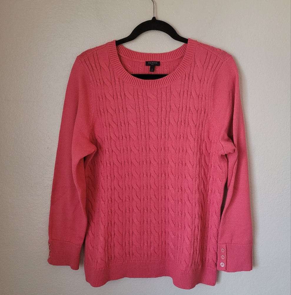 Talbots Cable Knit Cotton Sweater 1x
